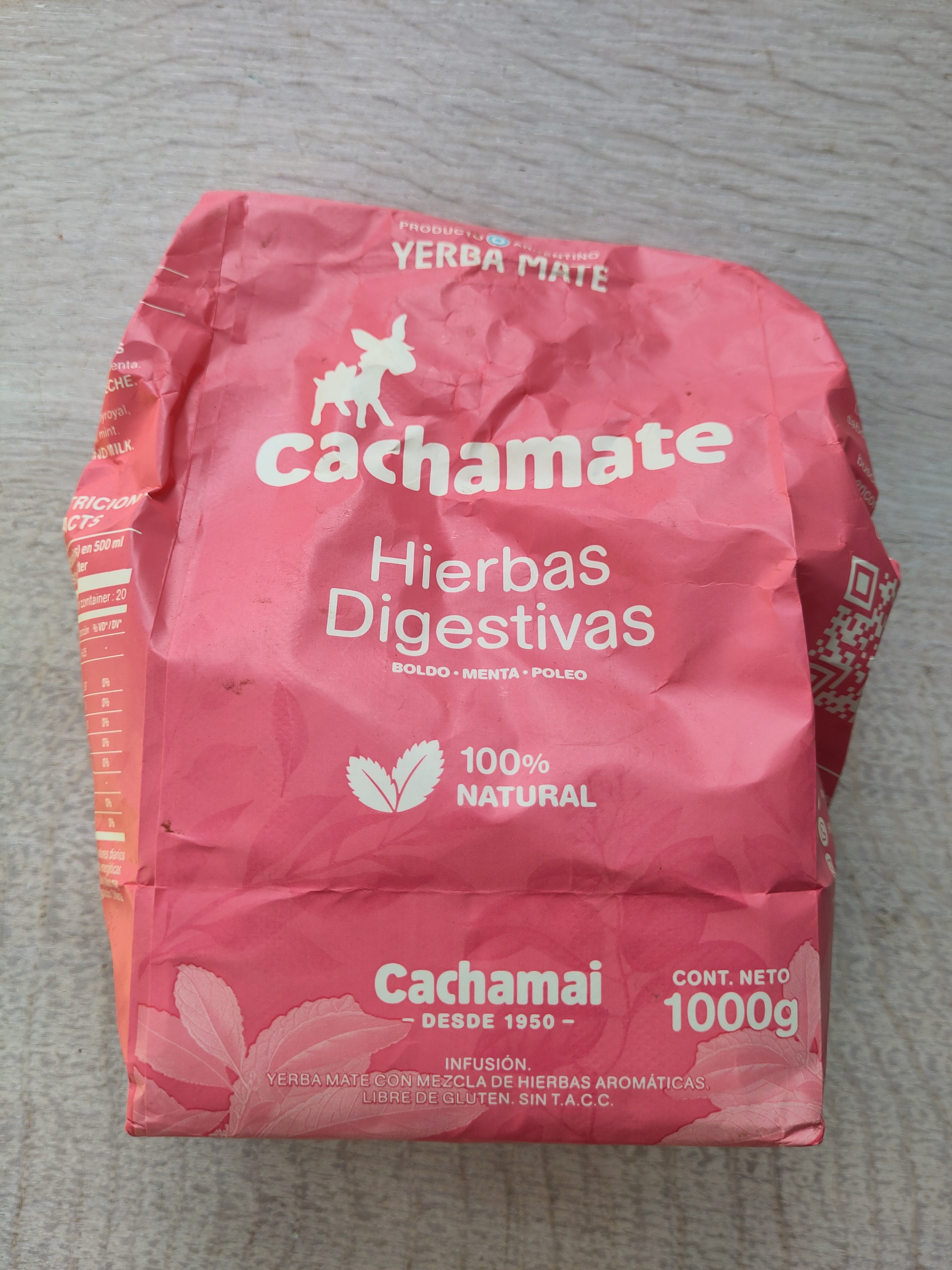 Cachamate Hierbas digestivas