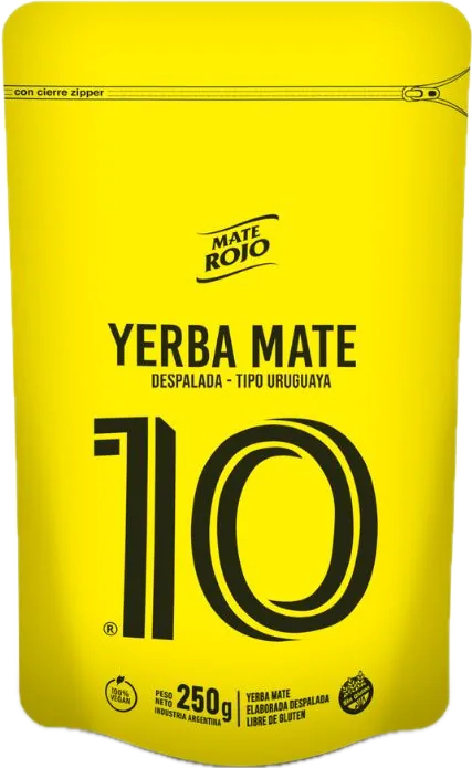 Mate Rojo 10 Despalada Tipo Uruguaya
